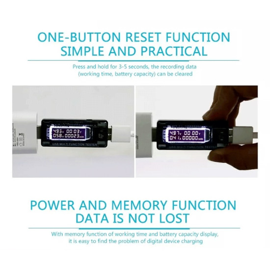 SUNSHINE SS-302A USB TESTER WITH INTELLIGENT DIGITAL DISPLAY DETECTOR