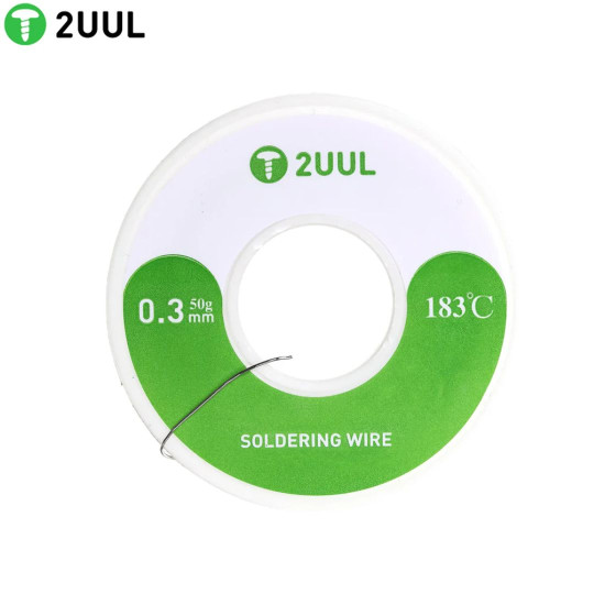 2UUL SC31 0.3MM LEAD-FREE 183°C SOLDERING WIRE - 50G