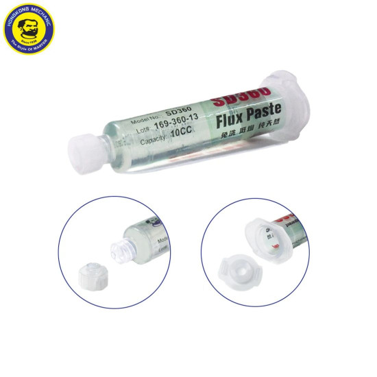 MECHANIC SD360 TRANSPARENT ICING SOLDER FLUX PASTE - HALOGEN FREE