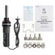 HOT AIR BLOWER HEAT GUN 8018LCD 220V + 9 NOZZLES