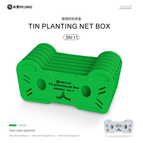 Mijing SN-11 Reballing Stencil Storage Box for Mobile Phone Repair