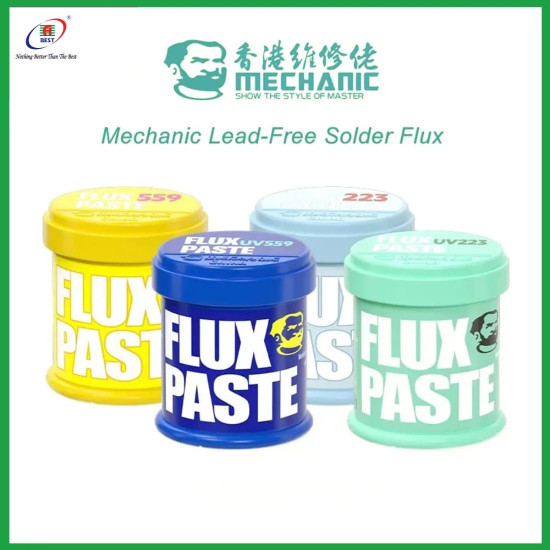 MECHANIC UV-223 / UV-559 MILD ROSIN LEAD-FREE NO-CLEAN SOLDER FLUX - 100G ( NEW UPDATED )