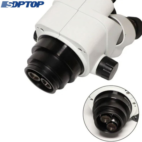 Soptop SZMN 7X–45X Continuous Zoom Trinocular Stereo Microscope