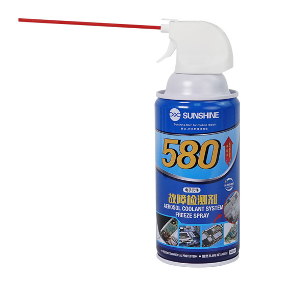 SUNSHINE SS-580 AEROSOL COOLANT FREEZING SPRAY (400ML)