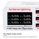 SUNSHINE SS-304Q 6 PORT USB SMART LIGHTNING CHARGER