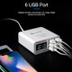 SUNSHINE SS-304Q 6 PORT USB SMART LIGHTNING CHARGER