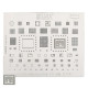 AMAOE IP 12 SERIES-A14 BGA IC REWORK REBALLING STENCILS 0.12MM