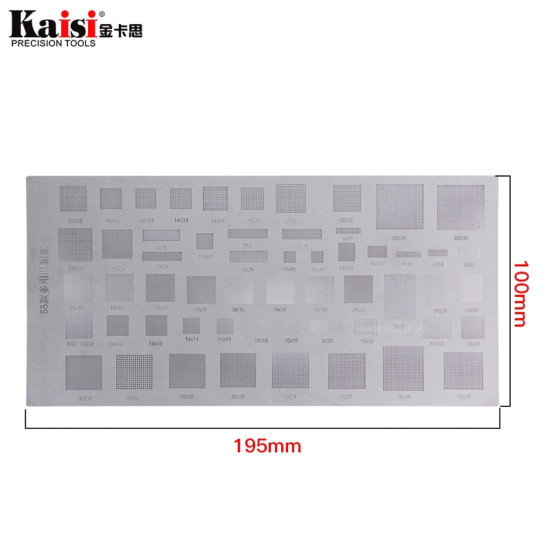 KAISI 55 KINDS OF UNIVERSAL BGA REBALLING PLATE