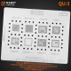 AMAOE QU-3 POWER IC BGA REWORK REBALLING STENCILS