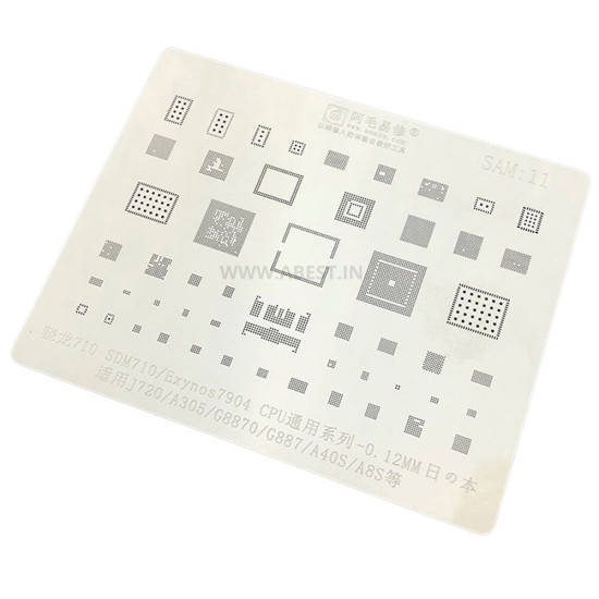 AMAOE SAM-11 CPU BGA REWORK REBALLING STENCIL 0.12MM