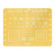 WL GOLD BGA CPU IC REBALLING STENCIL TIN NET FOR IPHONE 12/12 PRO/12 PRO MAX  