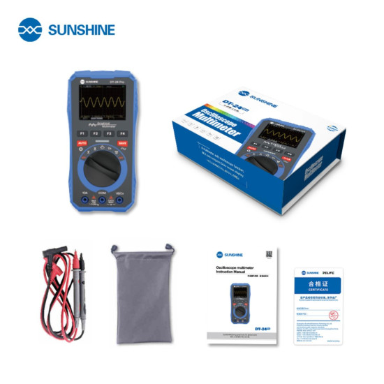 Sunshine DT-24 Pro 2-in-1 LCD Multimeter With Oscilloscope