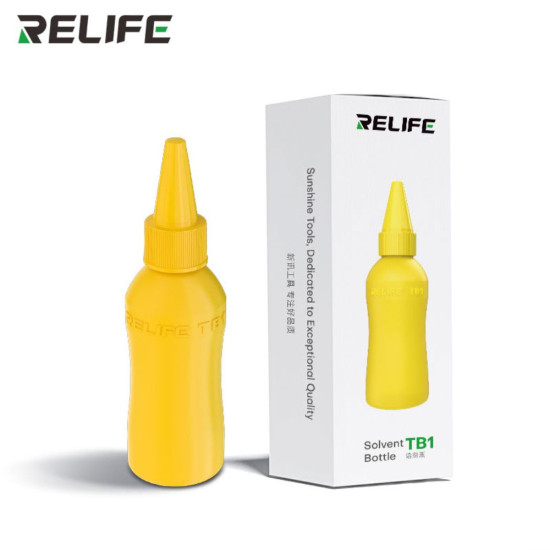 Relife TB1 Antistatic Solvent Plastic Bottle with Needle - 50ML