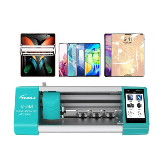 TUOLI TL-168 PLUS SCREEN GUARD CUTTING MACHINE FOR MOBILE PHONE FRONT AND BACK FILM WITH LIFETIME FREE CUT