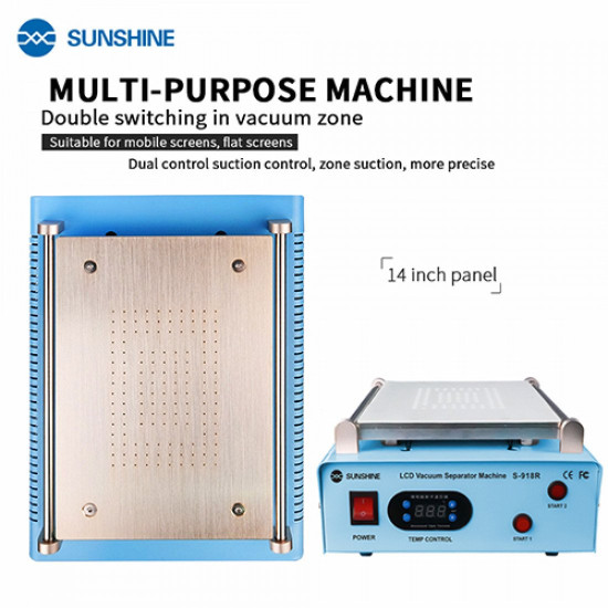 SUNSHINE S-918R 14 INCH VACUUM TOUCH SEPARATOR MACHINE