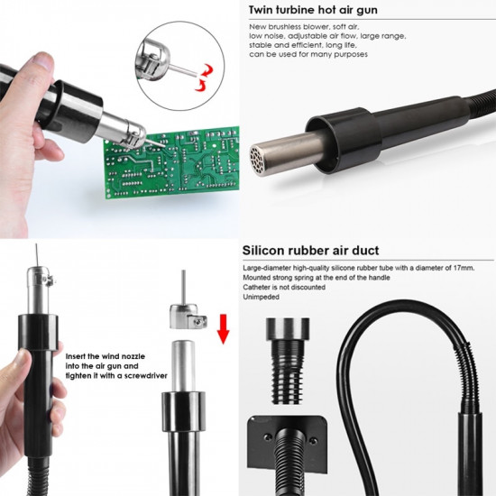 REPLACEMENT BLOWER HANDLE FOR QUICK 857DW+