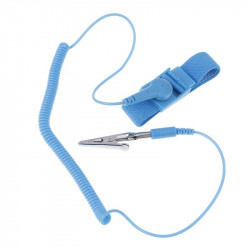 ANTI STATIC BRACELET ELECTROSTATIC ESD DISCHARGE CABLE WITH REUSABLE WRIST BAND STRAP