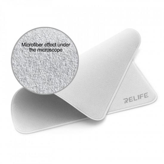 RELIFE RL-045C DOUBLE-LAYER MICROFIBER POLISHING AND CLEANING CLOTH