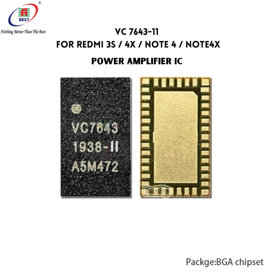 VC7643-11 POWER AMPLIFIER IC RF CHIP FOR REDMI / REALME