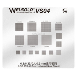 WELSOLO VS04 UNIVERSAL IC REBALLING STENCIL