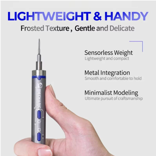 MECHANIC X-DRIVE 25IN1 PRECISION ELECTRIC SCREWDRIVER WITH S2 STEEL SCREWDRIVER BITS