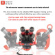 YCS 6558X (3D Continuous Zoom) 6.5X~58X Trinocular Stereo Microscope With 0.5X CTV Camera Zoom Lens & 144 LED Adjustable Light YCS 6558X (3D Continuous Zoom) 6.5X~58X Trinocular Stereo Microscope With 0.5X CTV Camera Zoom Lens & 144 LED Adjustable Light