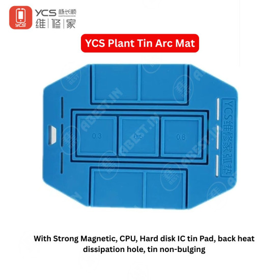 YCS Arc Pad BGA Tin Planting Magnetic Mat for CPU IC Chip Repair