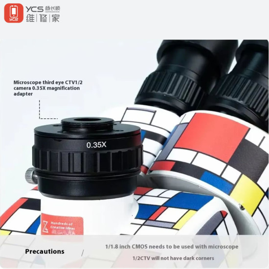 YCS X80 4K HDMI & Type-C Industrial Camera for Trinocular Microscopes With Sony 1/1.8 Inch CMOS Sensor YCS X80 4K HDMI & Type-C Industrial Camera for Trinocular Microscopes With Sony 1/1.8 Inch CMOS Sensor