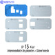Mijing Z20 Pro iPhone Middle Layer Motherboard BGA Reballing Stencil Platform Set For iPhone X To 16 Pro Max - 0.12mm Mijing Z20 Pro iPhone Middle Layer Motherboard BGA Reballing Stencil Platform Set For iPhone X To 16 Pro Max - 0.12mm