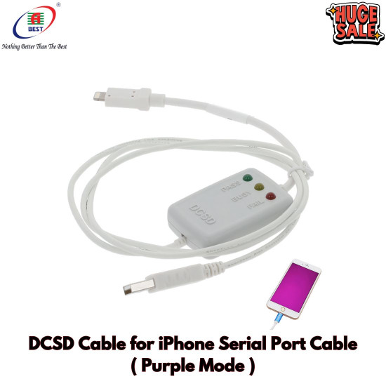 DCSD ALEX CABLE FOR IPHONE SERIAL PORT ENGINEERING AND PURPLE MODE - IPHONE 7G TO 14 PRO MAX