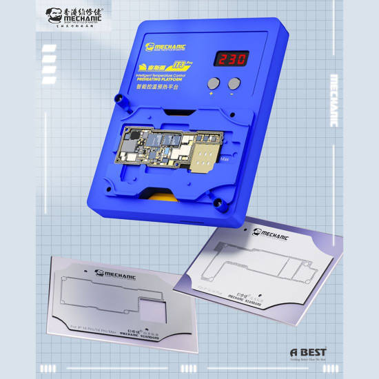 MECHANIC IT3 PRO INTELLIGENT TEMPERATURE CONTROL PREHEATING PLATFORM FOR IPHONE X-14 SERIES WITH STENCILS