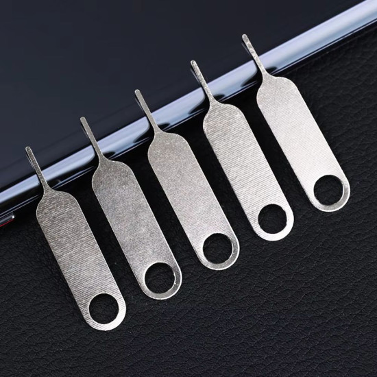 UNIVERSAL SIM CARD EJECTOR TOOL WITH STAINLESS STEEL PIN KEY FOR SMARTPHONE SIM TRAY REMOVAL